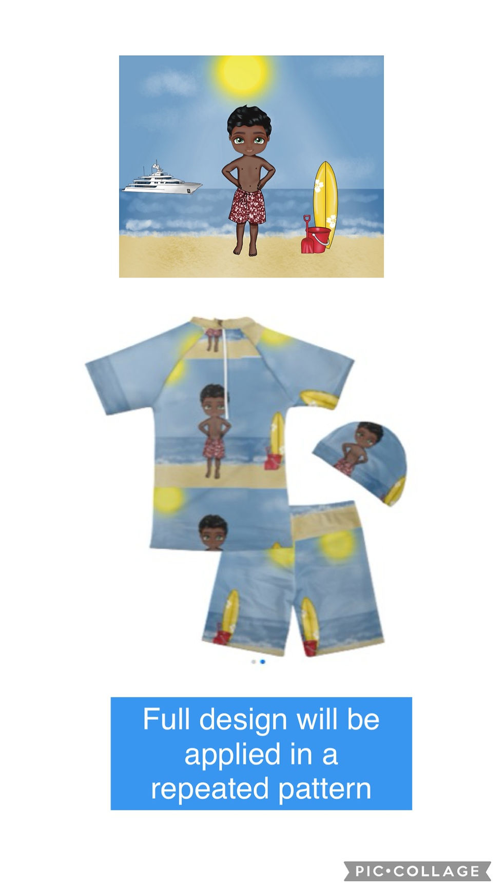 Thumbnail: Custom Women's Halter Swimsuit