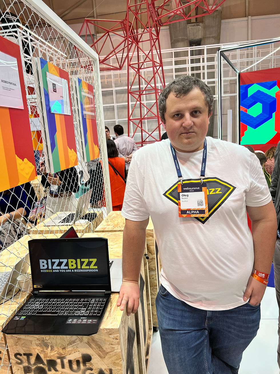 BizzBizz team on WebSummit Conference ,2022