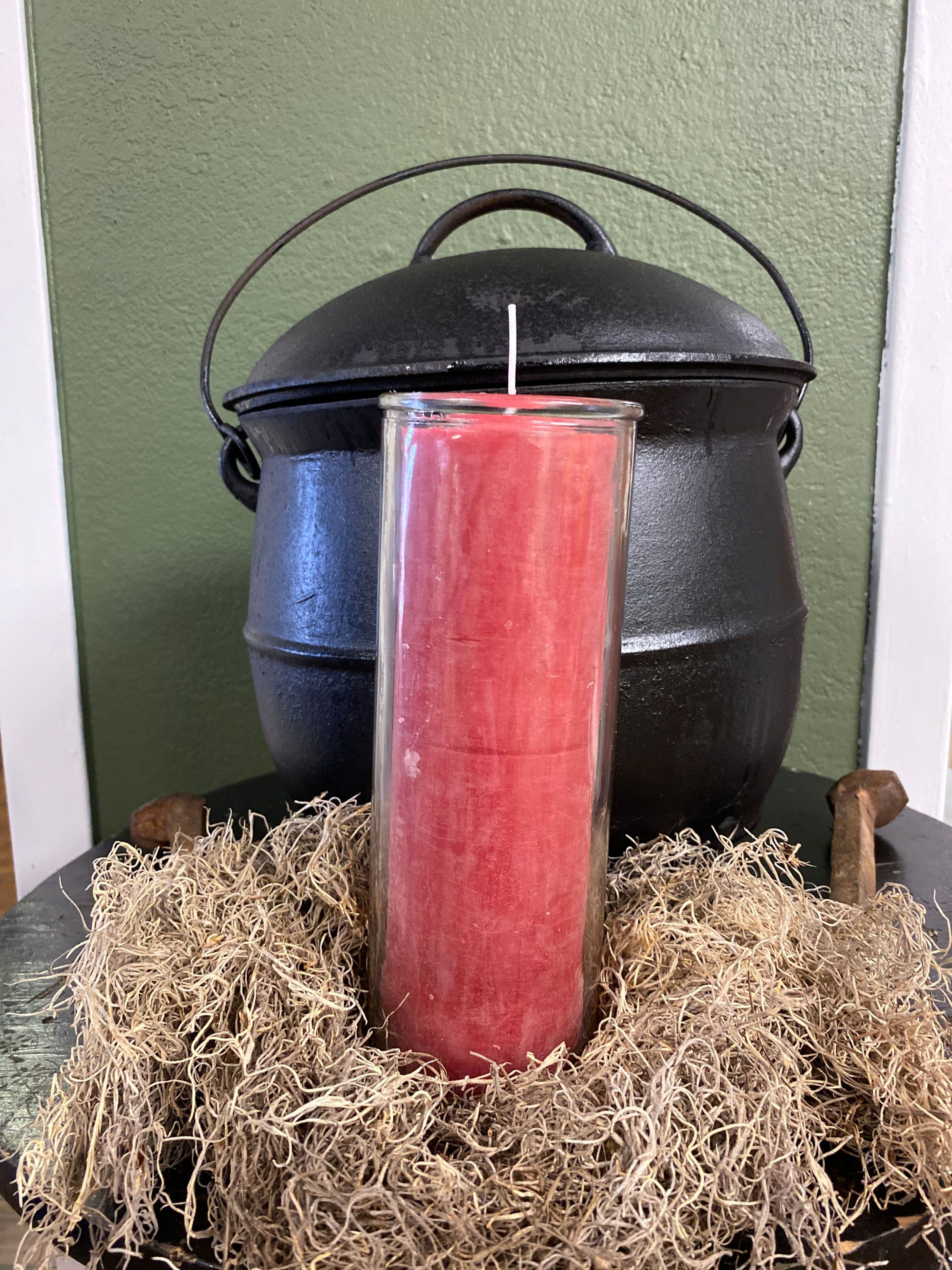 Red Pull Out Candle