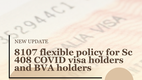 Visa Update: Condition 8107 Flexibility Extended for COVID Visa and BVA Holders