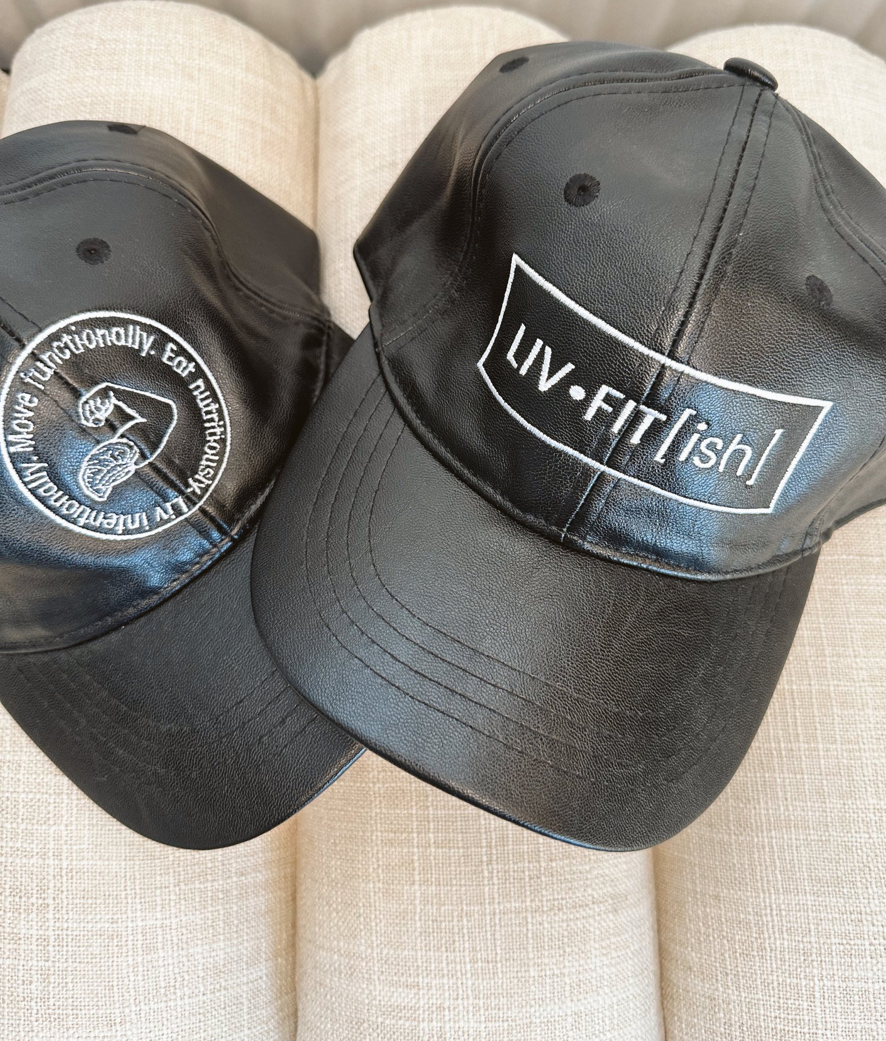 Logo Leather Hat
