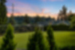 Personal soccer field within the grounds of a luxury home