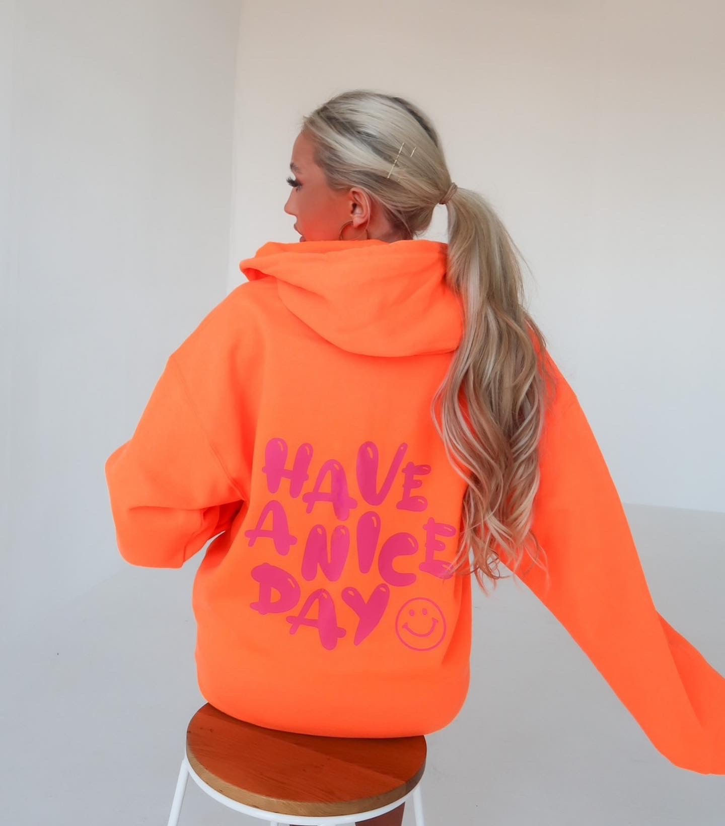 The Nice Day Zip Up Orange