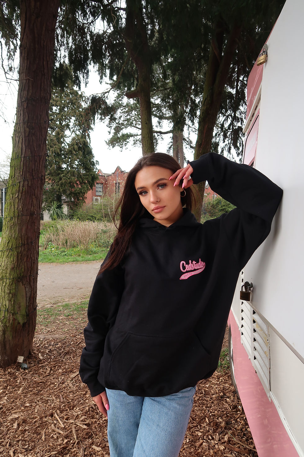 Thumbnail: SPORTS LUXE HOODIE BLACK