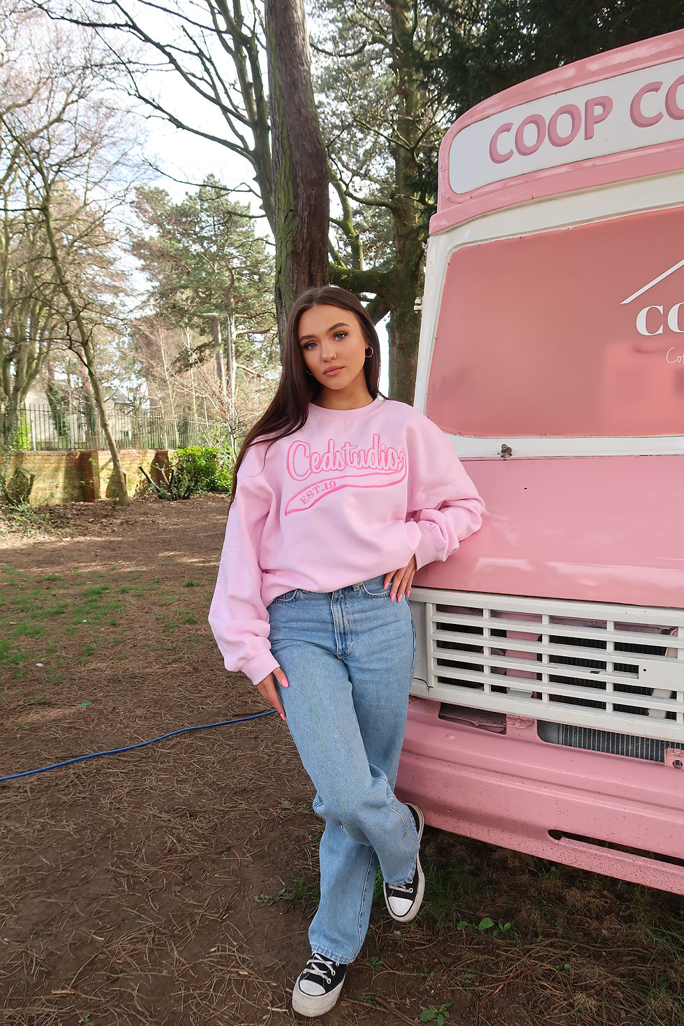 Thumbnail: SPORTS LUXE SWEATSHIRT PINK