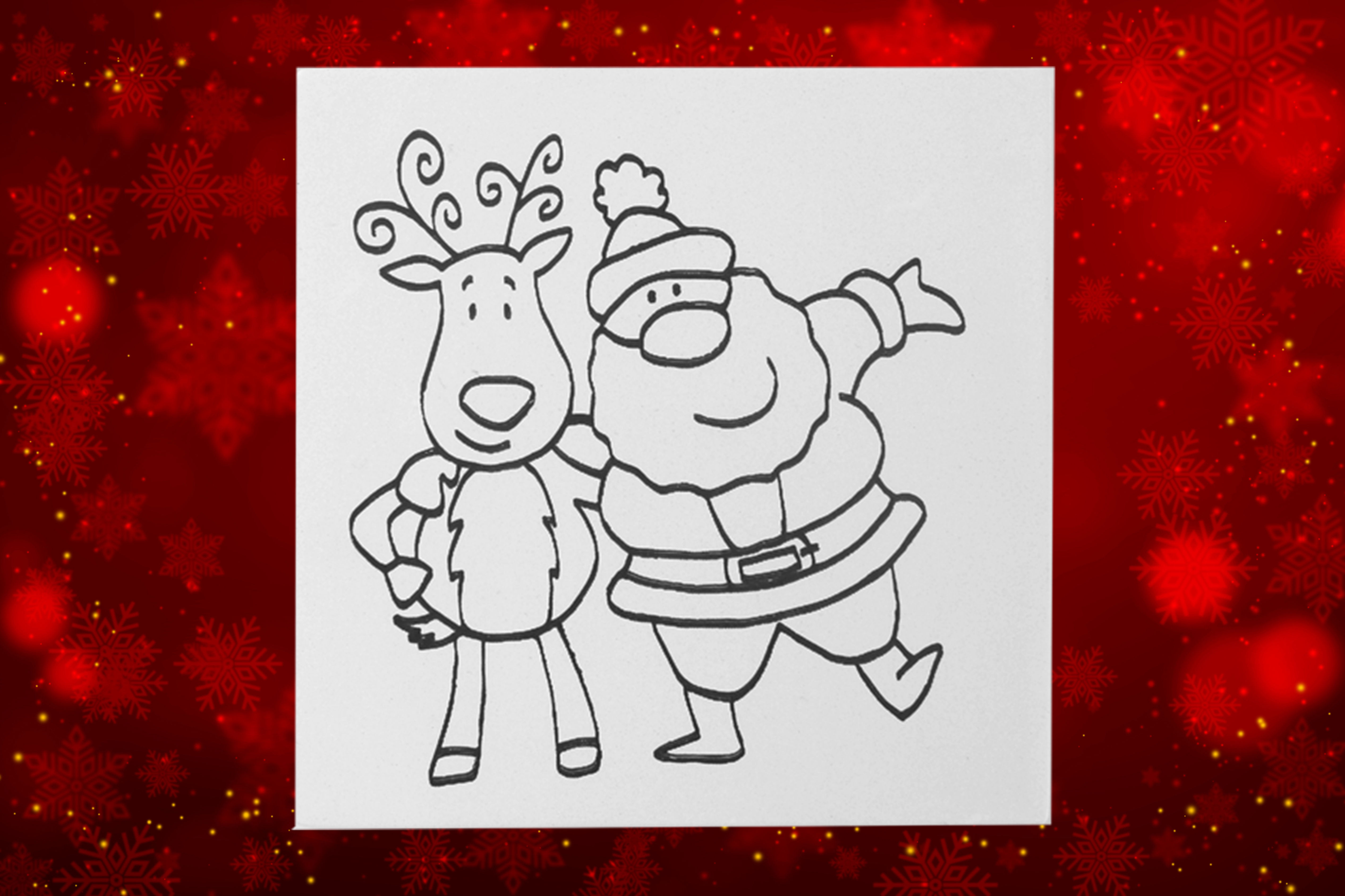 * Santa and Rudolph!
