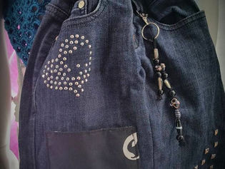 Trendy Jeans Beutel