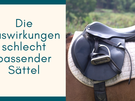 Die Auswirkungen schlecht passender Sättel