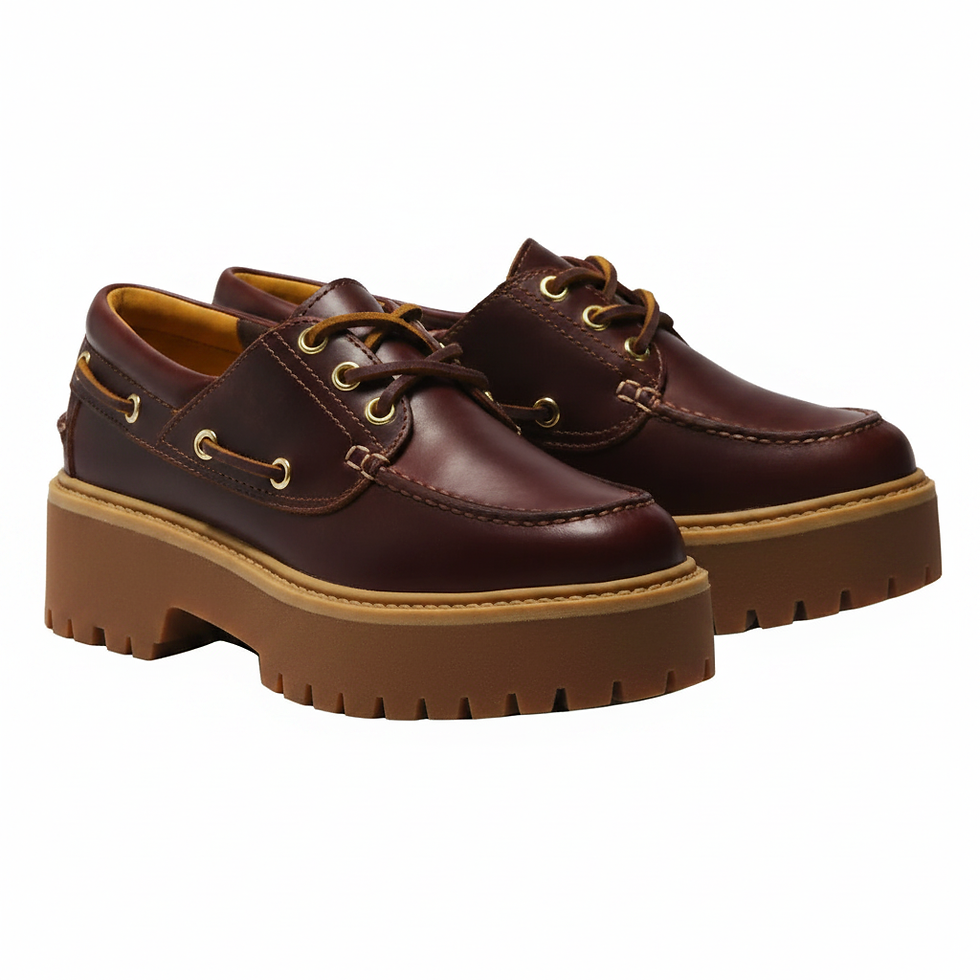 Timberland Segelschuhe mit Plateau braun Streetwear Schuhe