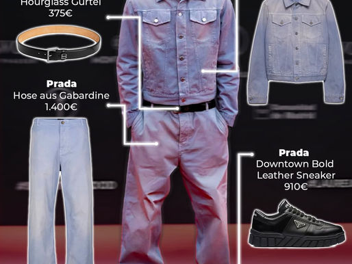 Lamine Yamal Outfit Brkdwn - Prada Gabardine Blouson & Prada Downtown Bold Sneaker