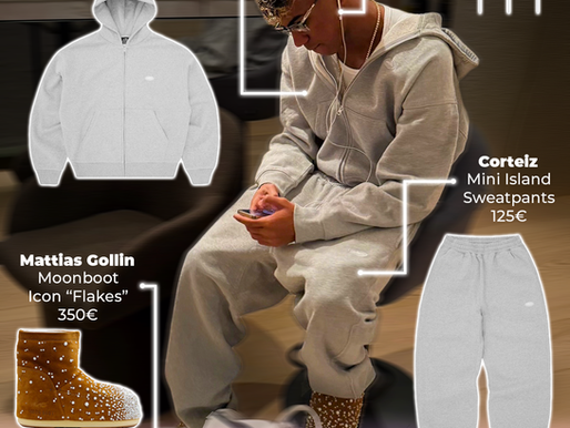 Lamine Yamal Outfit Brkdwn - Corteiz Tracksuit & Moonboot Icon “Flakes”