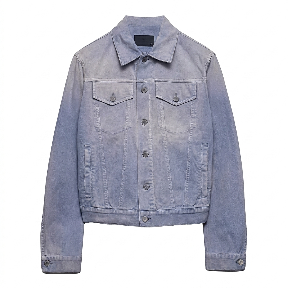 Prada Gabardine Blouson Jacke Lamine Yamal Outfit Detail