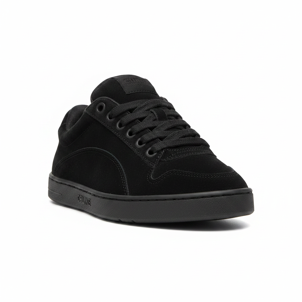 Celine Huntington Sneaker schwarz Achraf Hakimi Outfit Detail