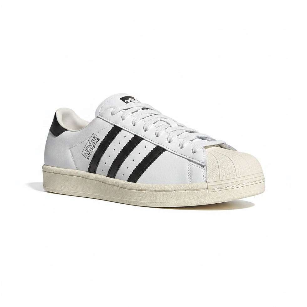 Adidas Superstar Vintage weiß schwarz Sneaker Detail