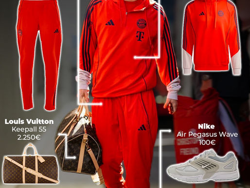 Lennart Karl Outfit Brkdwn - FC Bayern Tracksuit & Nike Air Pegasus Wave