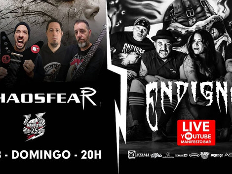Chaosfear convida a todos para Live Autoral no Manifesto Bar