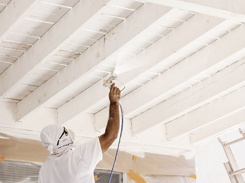 Professional House Painter Wearing Facia