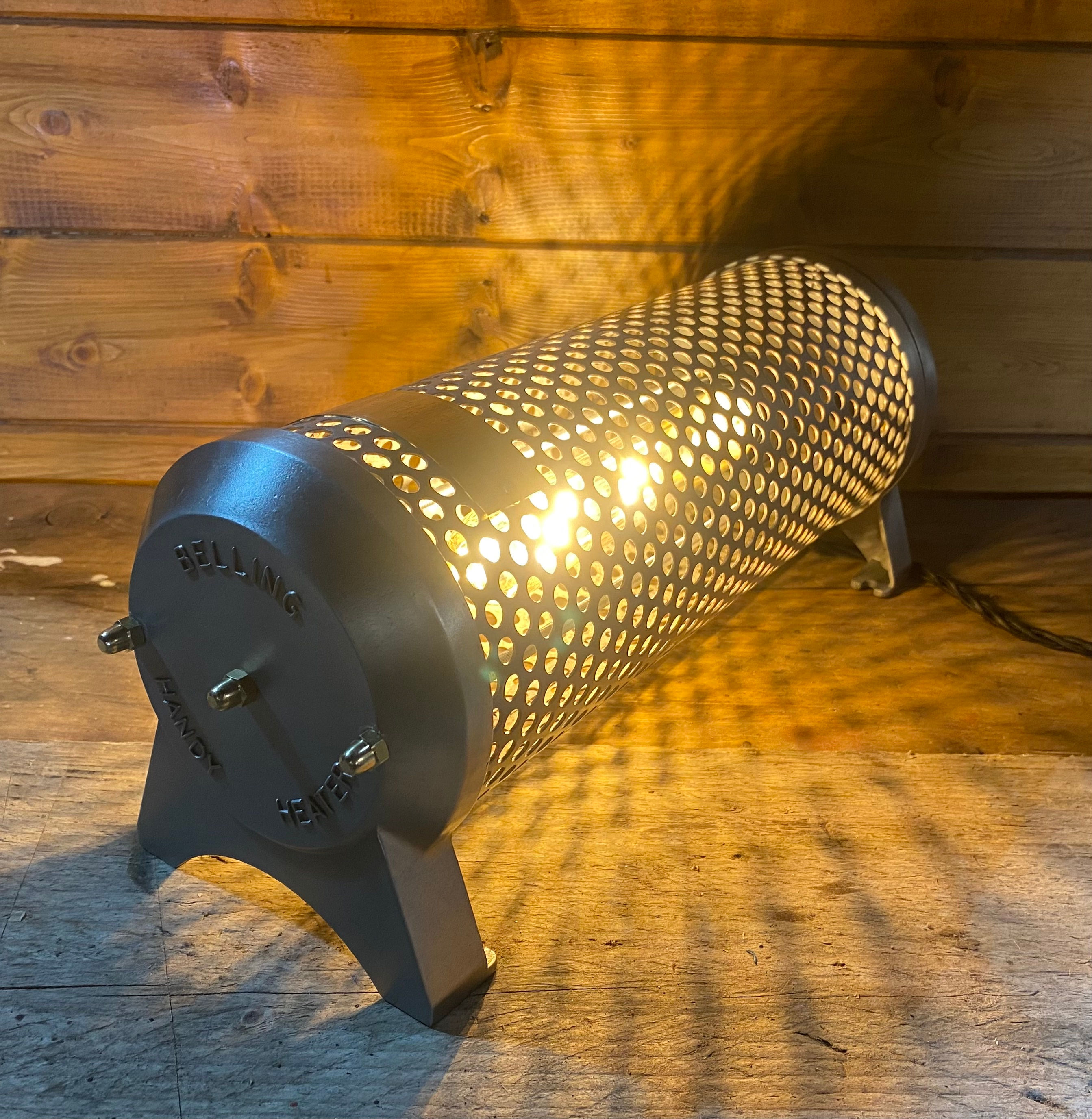 Belling 1950's Belling "Handy Heater" Table Lamp Conversion - Industrial Design