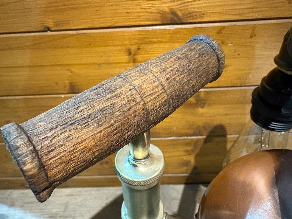 Thumbnail: Stunning Copper and Brass early 20th Century French Garden Sprayer Lamp
