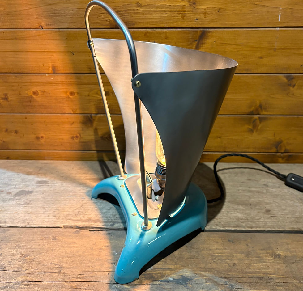 Thumbnail: Vintage Lloyd-Metcalfe Designs Harper 350 Heater 1950's Electric Lamp