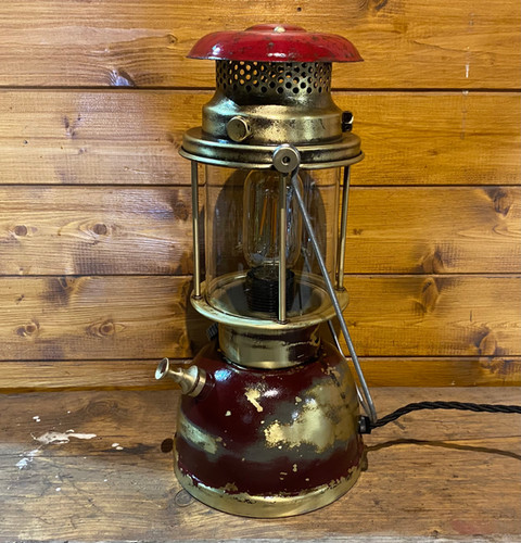 Rare Vintage 1940's Industrial Bialaddin 300x Lamp, Electric