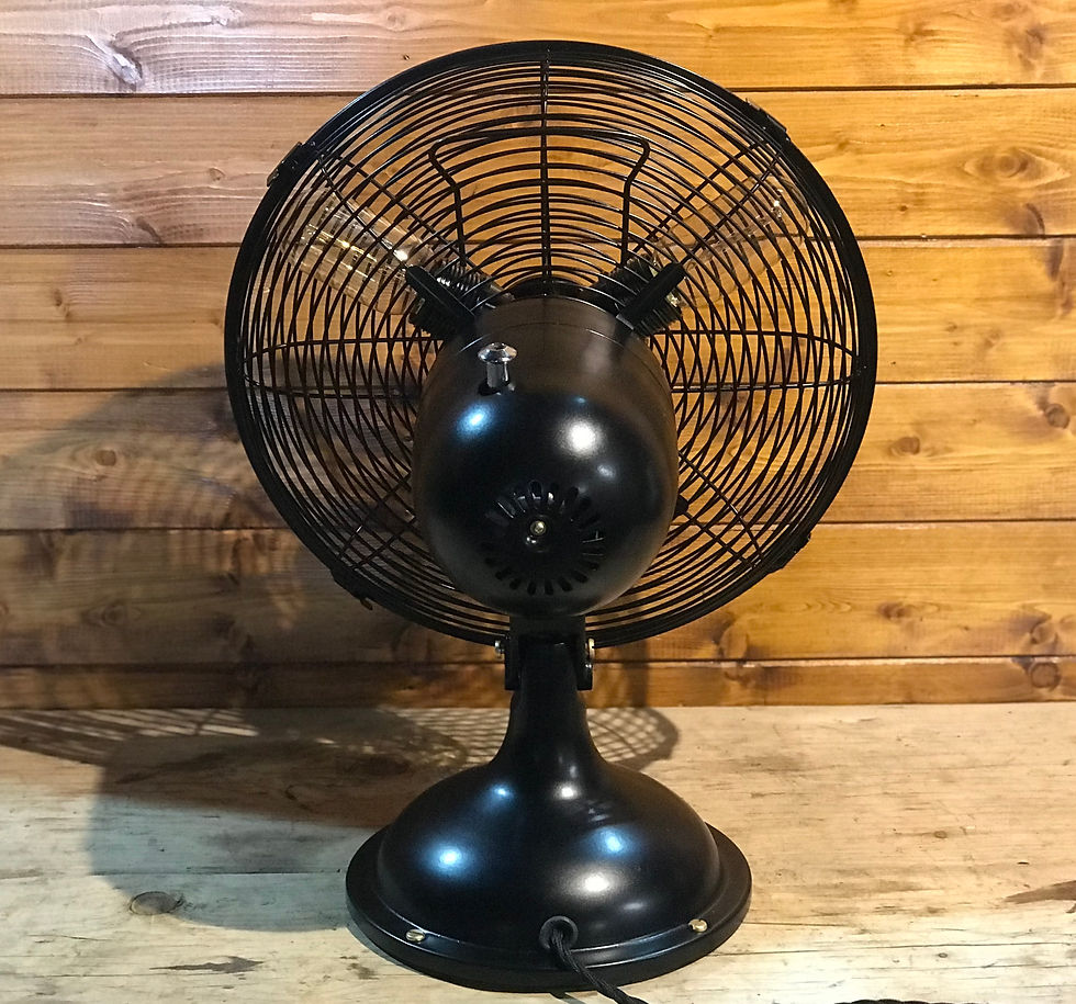 Thumbnail: Stunning Vintage Electric Fan Converted to fit an Edison Bulbs, Retro, Unique