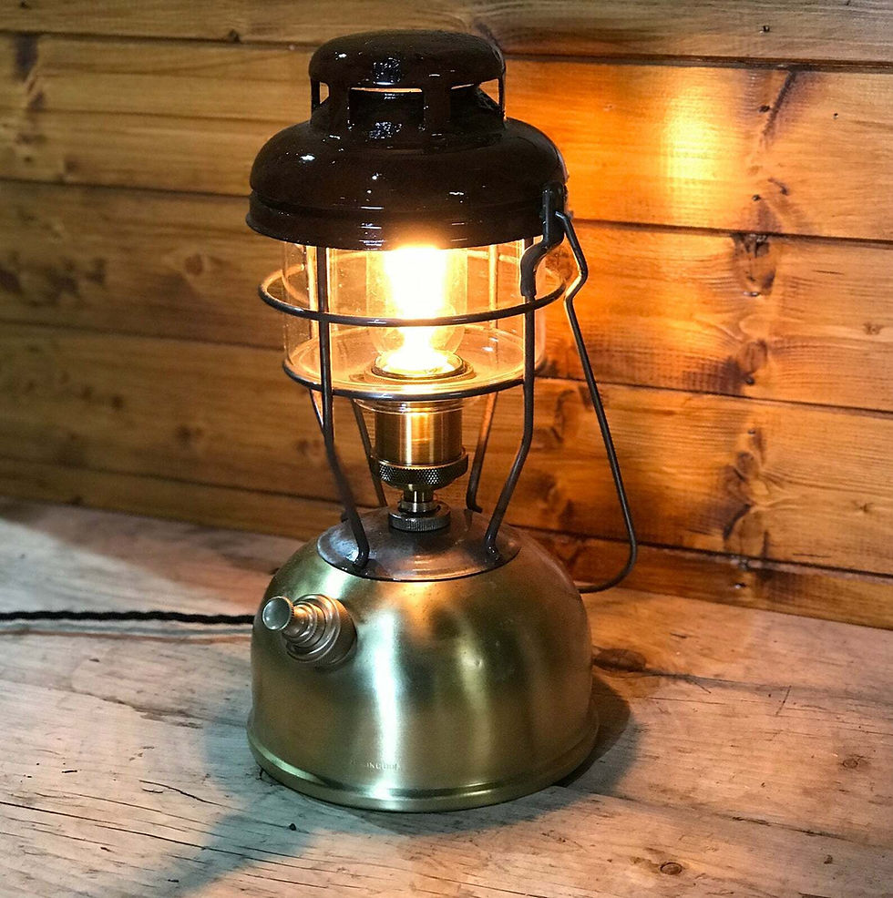 Thumbnail: Industrial 1970's X246B Vintage Tilley Lamp Brown Hood, Retro
