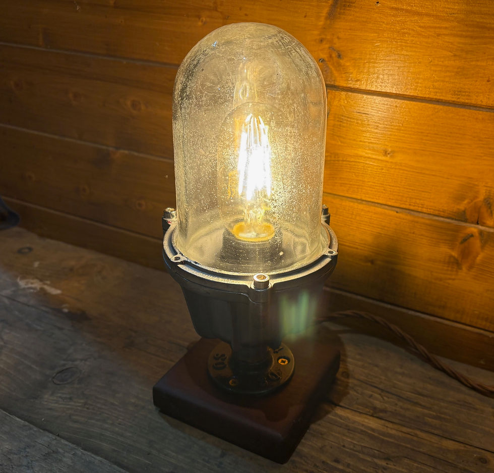 Thumbnail: Vintage 1960's Industrial Bulkhead Lamp By Coughtree of Glasgow