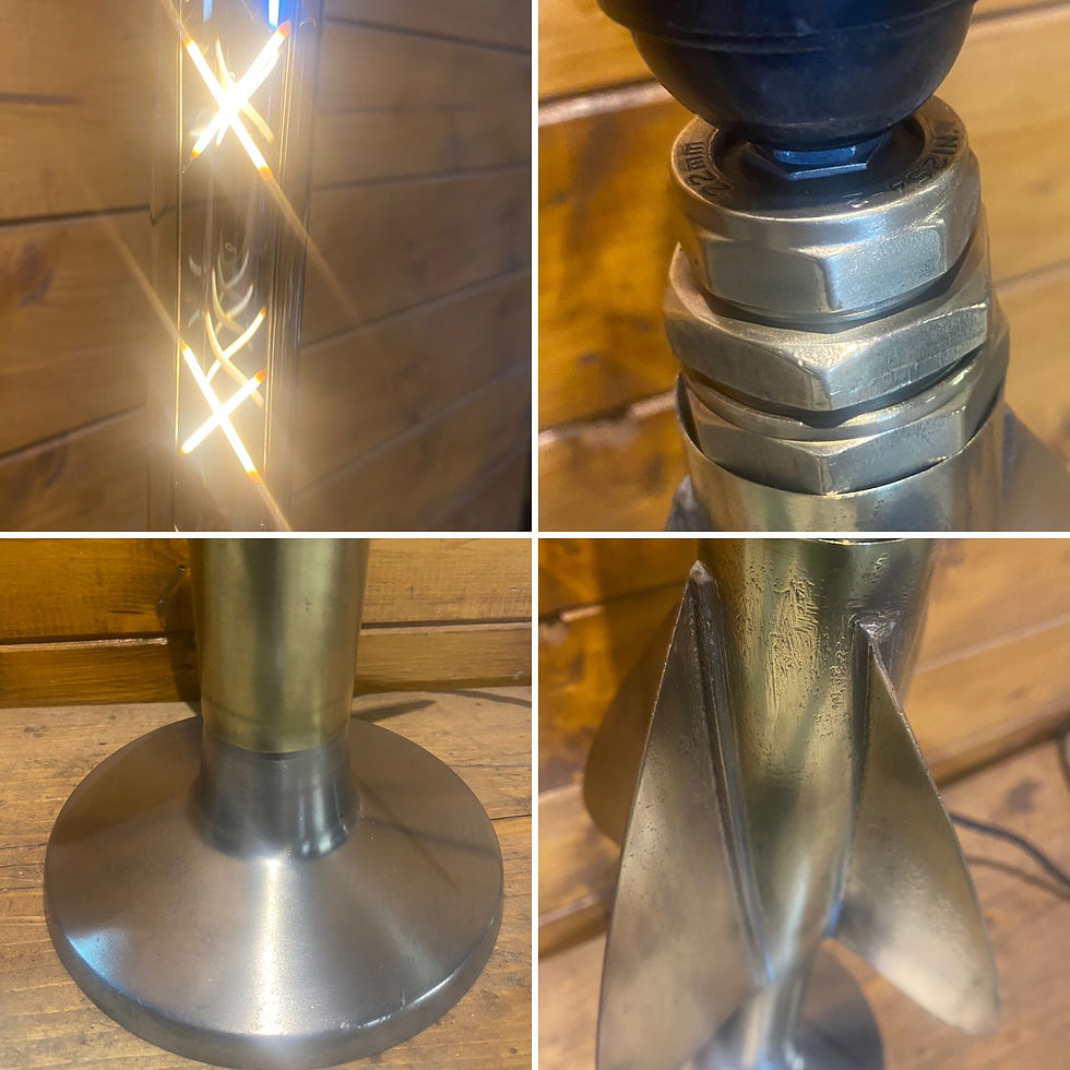 Thumbnail: Stunning 1950's Ships Taffrail Log Spinner Nautical Lamp