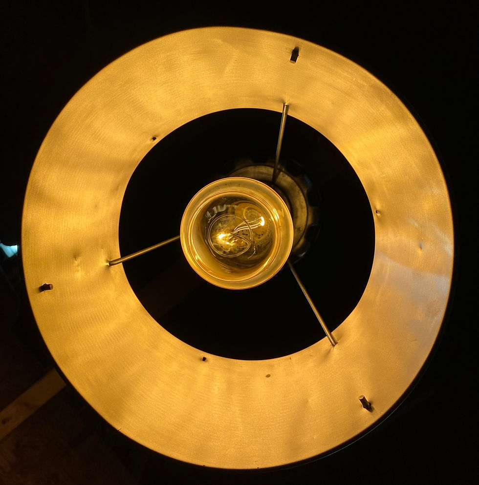 Thumbnail: 1950's Vintage Simplex Industrial Factory Ceiling Lamp