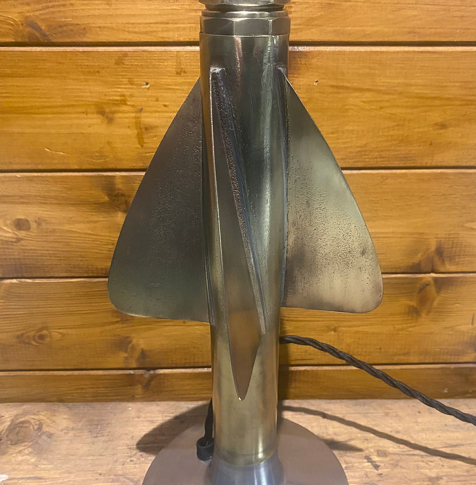 Thumbnail: Stunning 1950's Ships Taffrail Log Spinner Nautical Lamp