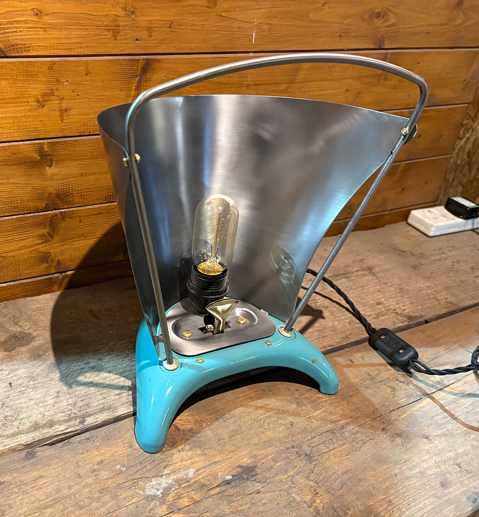 Thumbnail: Vintage Lloyd-Metcalfe Designs Harper 350 Heater 1950's Electric Lamp