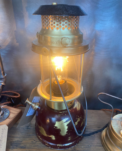 Rare Vintage 1940's Industrial Bialaddin 300x Lamp, Electric