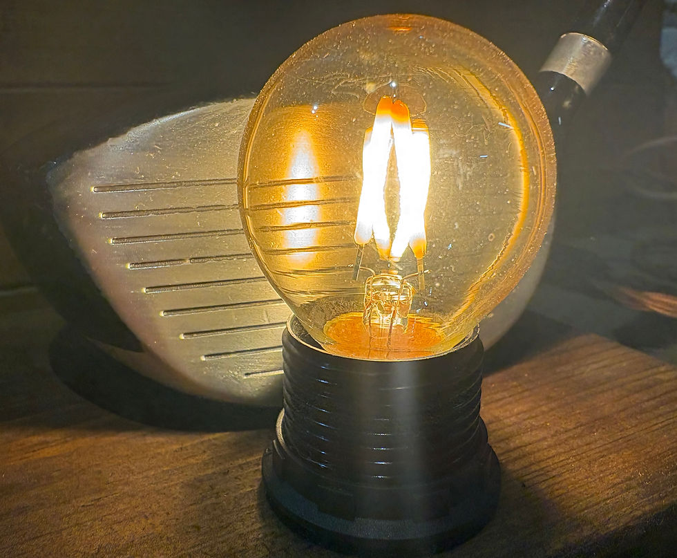 Thumbnail: Golf Club Driver and Ball  Lamp.