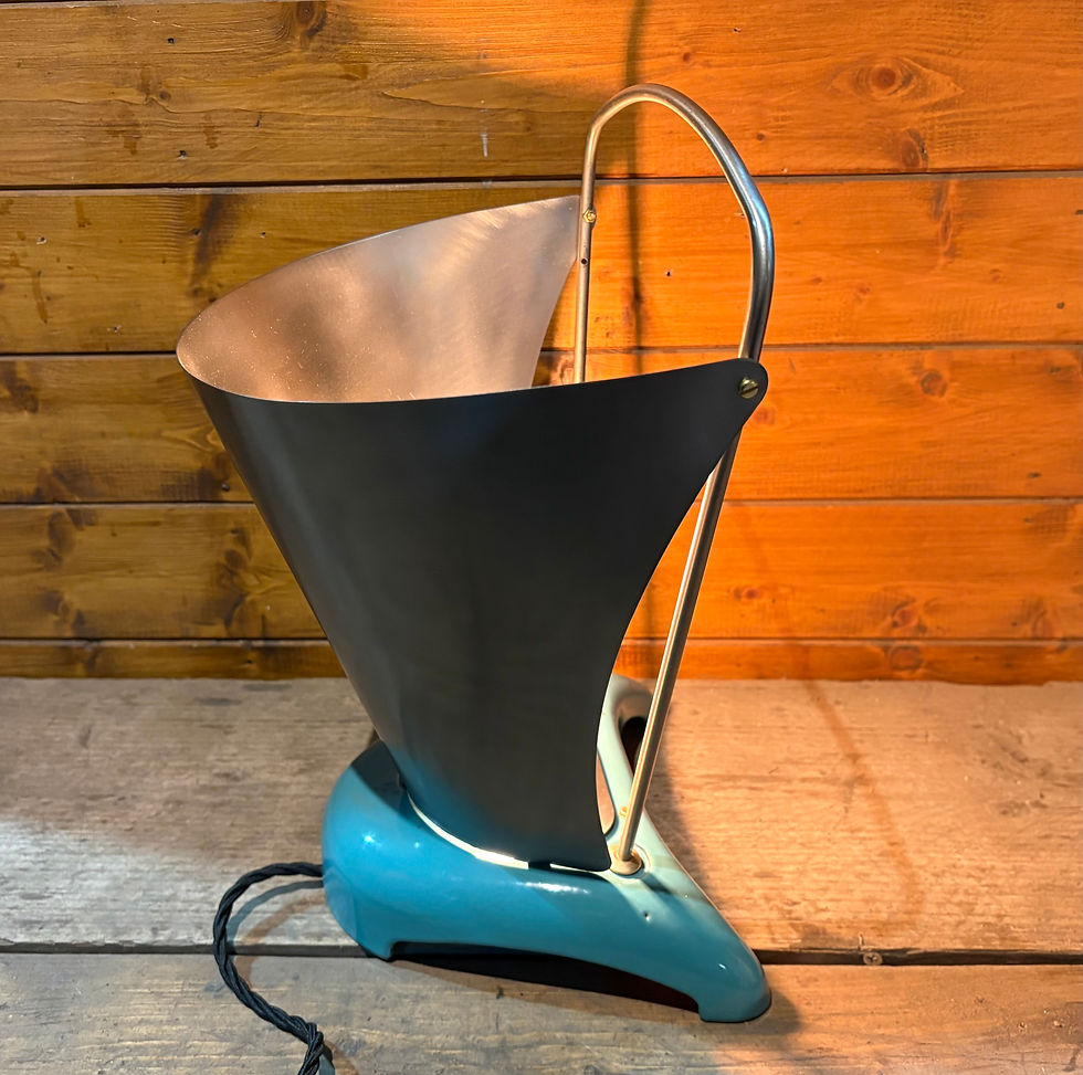 Thumbnail: Vintage Lloyd-Metcalfe Designs Harper 350 Heater 1950's Electric Lamp