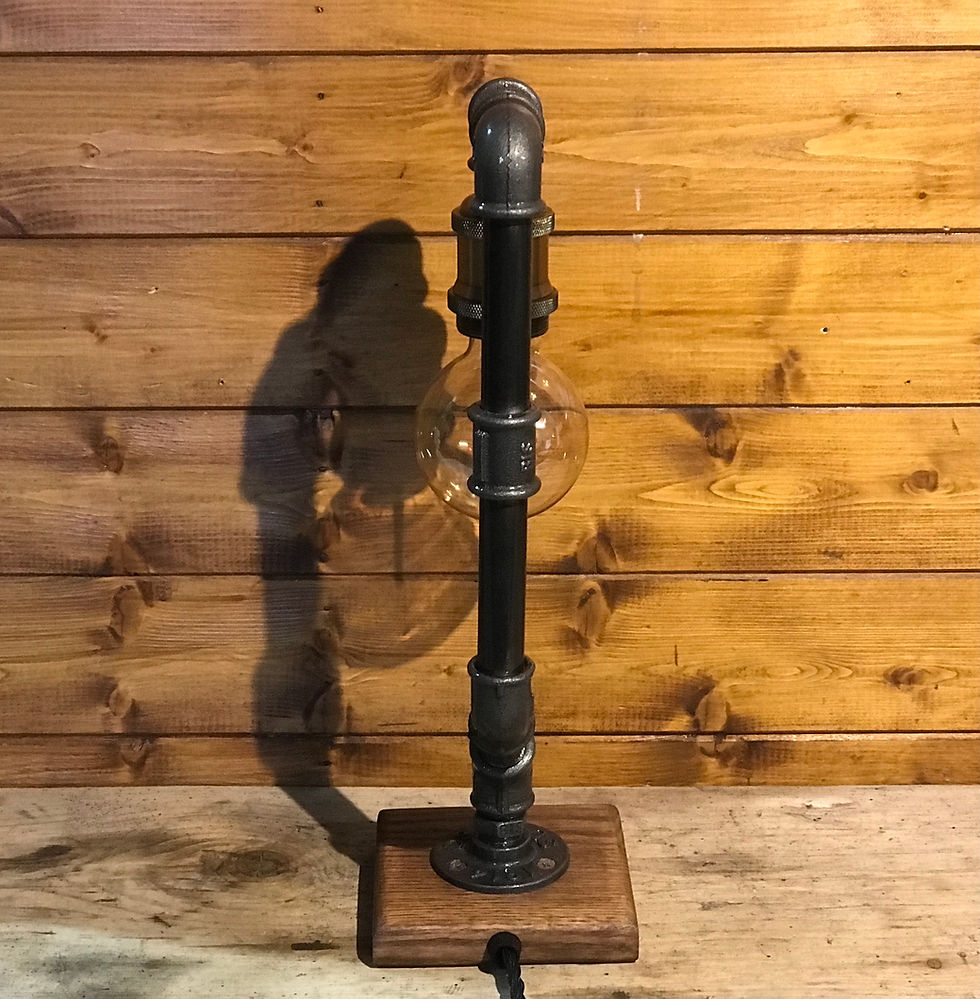 Thumbnail: Industrial Table Lamp, Steampunk, Edison  Bulb, Desk Lamp