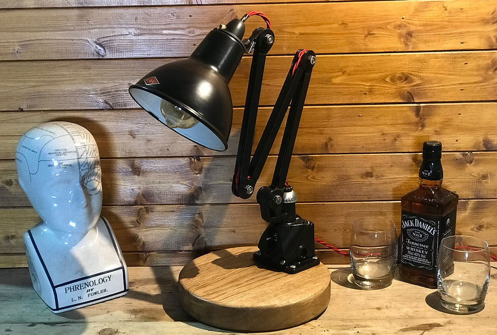 Thumbnail: Vintage Industrial Anglepoise Desk Lamp By EDL, Fully Restored 1950's Task Light