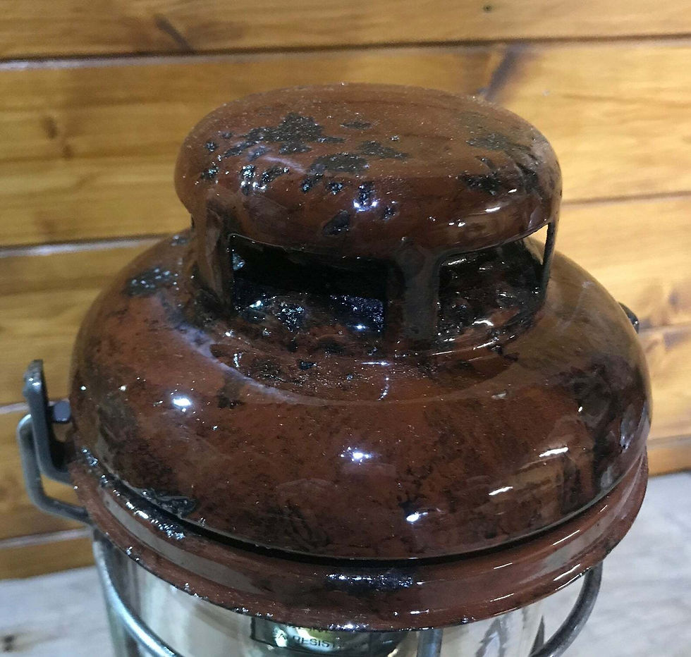 Thumbnail: Industrial 1970's X246B Vintage Tilley Lamp Brown Hood, Retro