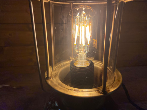 Rare Vintage 1940's Industrial Bialaddin 300x Lamp, Electric