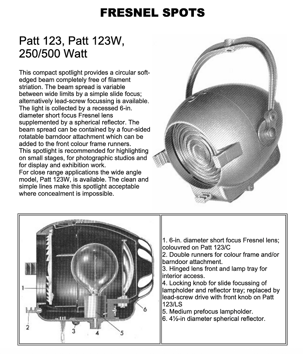 Thumbnail: Vintage Strand Patt 123 Theatre Spotlight and Tripod
