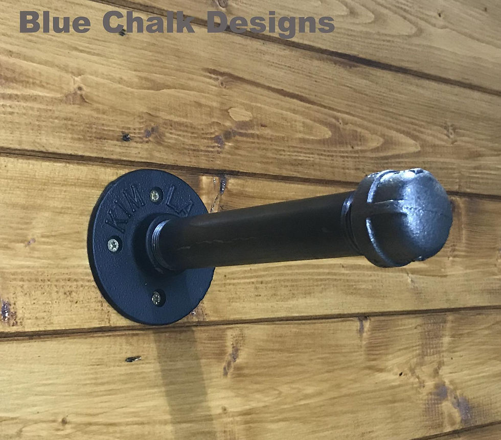 Thumbnail: Urban Industrial Clothing Wall Rack, 3 Sizes, Wardrobe Organiser, Retail Display