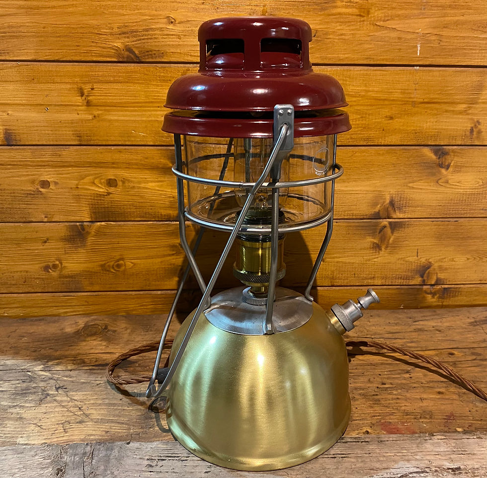 Thumbnail: Industrial 1970's X246B Vintage Tilley Lamp Wine Red Hood, Steampunk, Retro