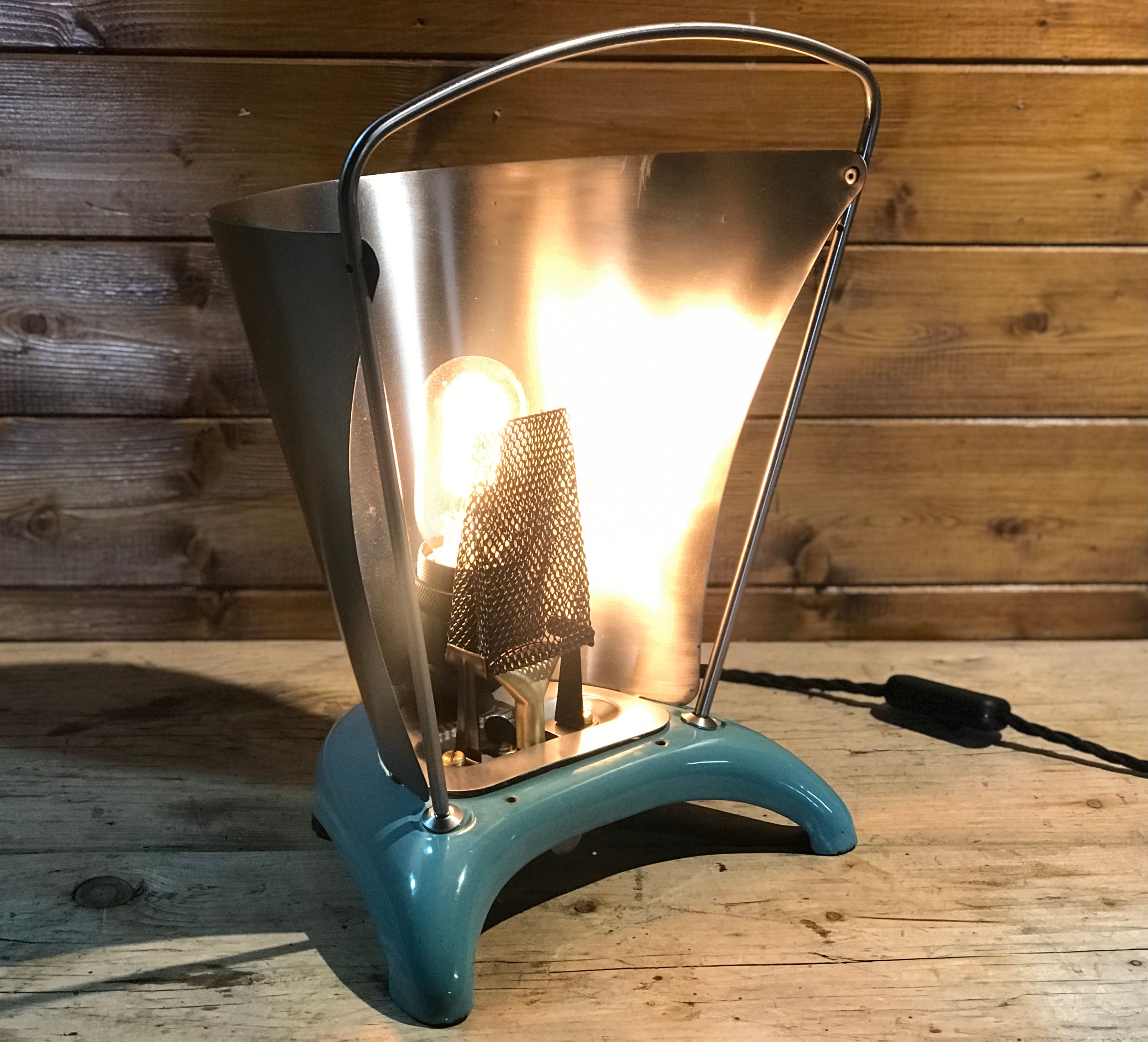 Vintage Lloyd-Metcalfe Designs Harper 350 Heater 1950's Electric Lamp