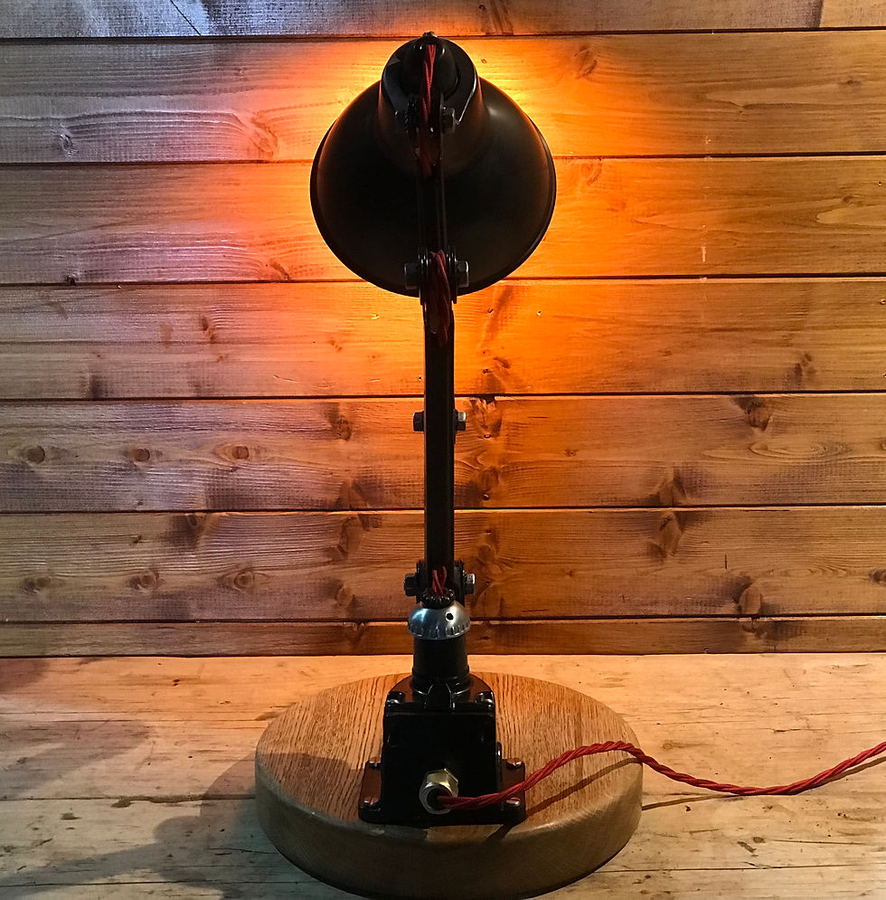Thumbnail: Vintage Industrial Anglepoise Desk Lamp By EDL, Fully Restored 1950's Task Light