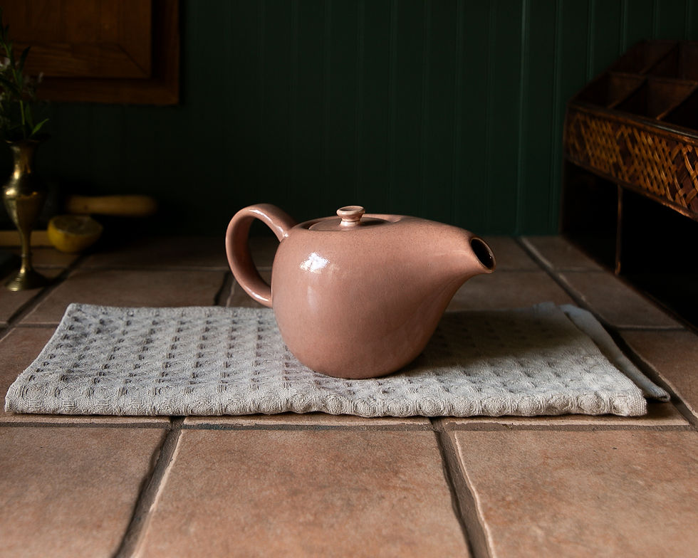 Thumbnail: Russel Wright American Modern Teapot in Coral