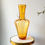 Thumbnail: Vintage Blenko Amber Art Glass Vase with Clear Handles