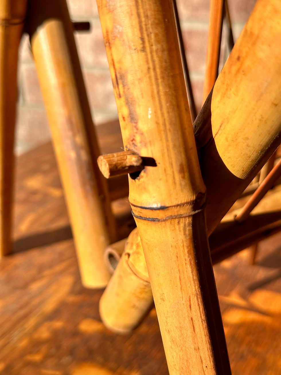 Thumbnail: Midcentury Rattan Bamboo Magazine Rack