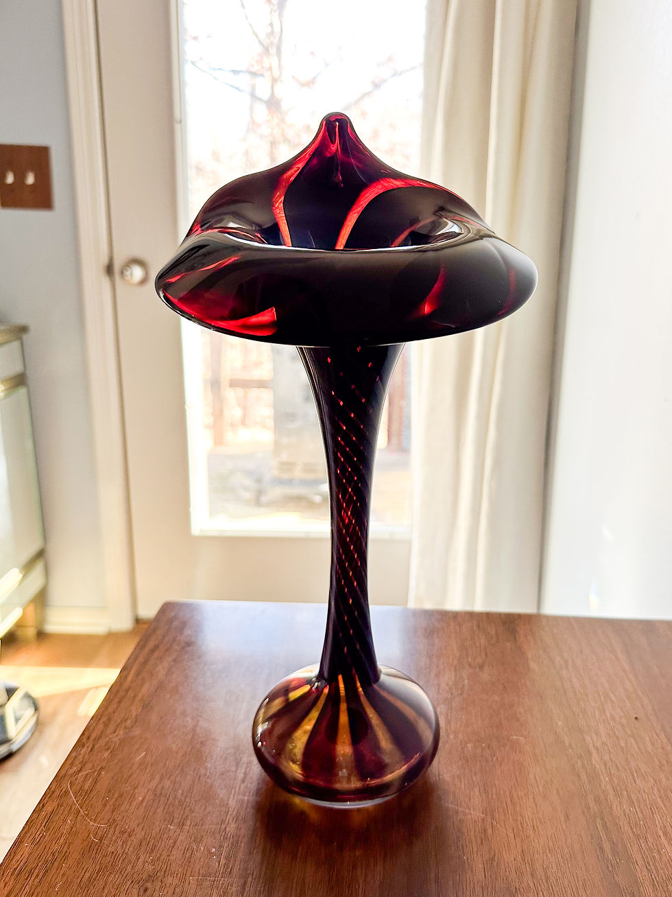 Thumbnail: Vintage Signed Jack in the Pulpit Vase by David Nichols