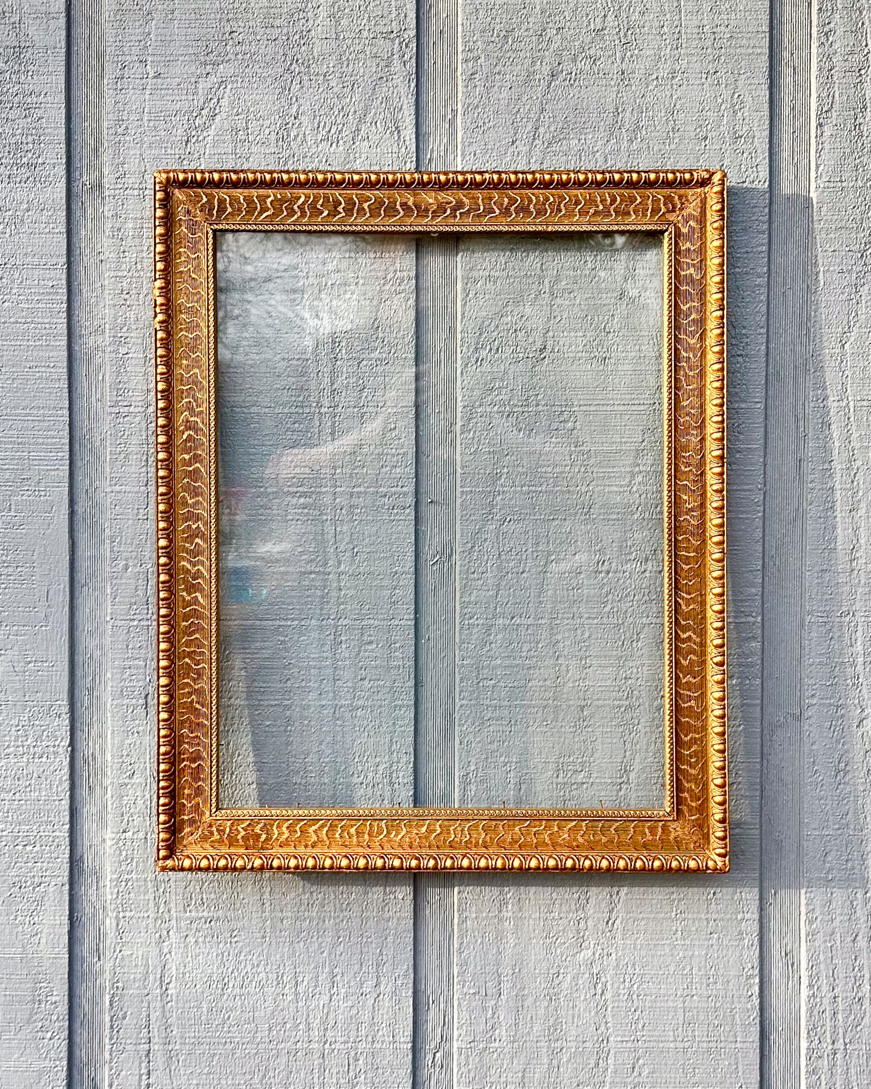 Antique Unique Gold Mirror