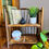 Thumbnail: Vintage Rattan Collapsible Shelf